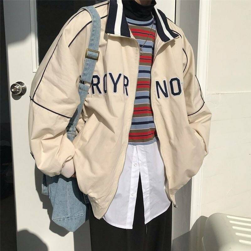 90s vintage baseball jacket & 8211 multiple colors 8787