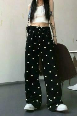 aesthetic clothes style & 8211 harajuku casual loose black pants 6570