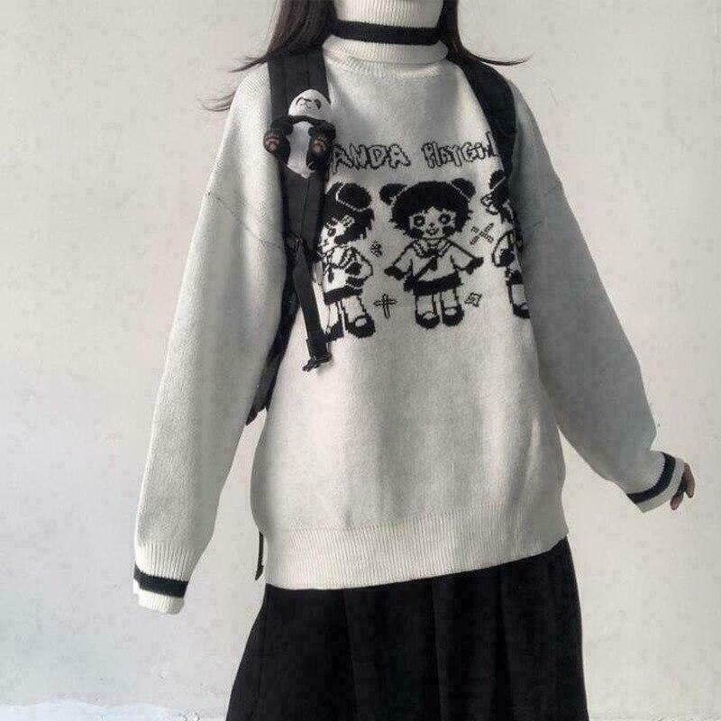 aesthetic fashion trending & 8211 kawaii cute girl pullover 1192