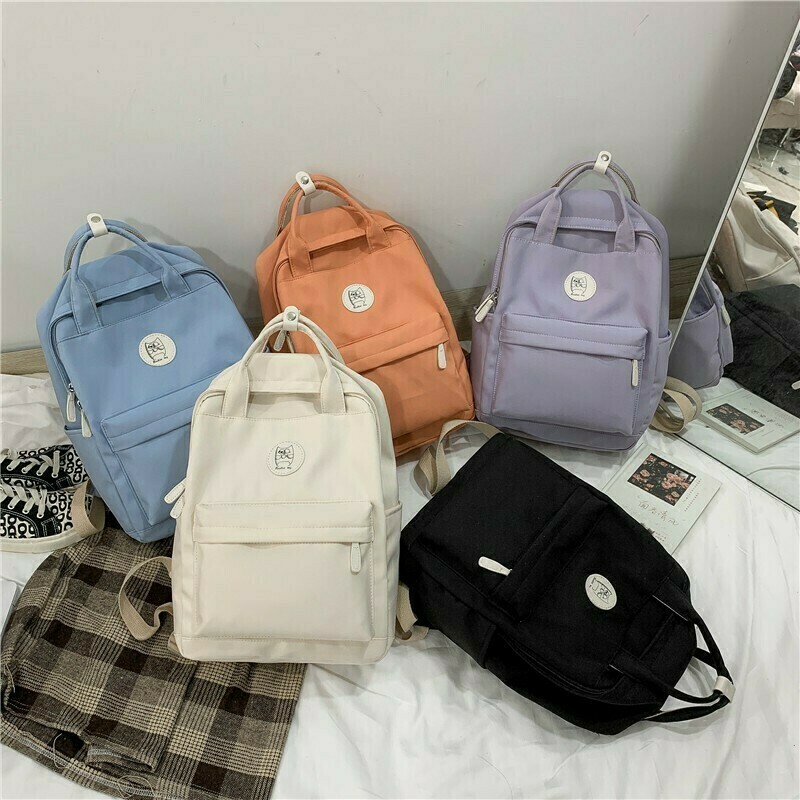 back to school & 8211 backpacks for school teens girls boys women men & 8211 harajuku style women backpack kawaii school bag for teenager girls nylon waterproof travel bagpack large capacity shoulder bag