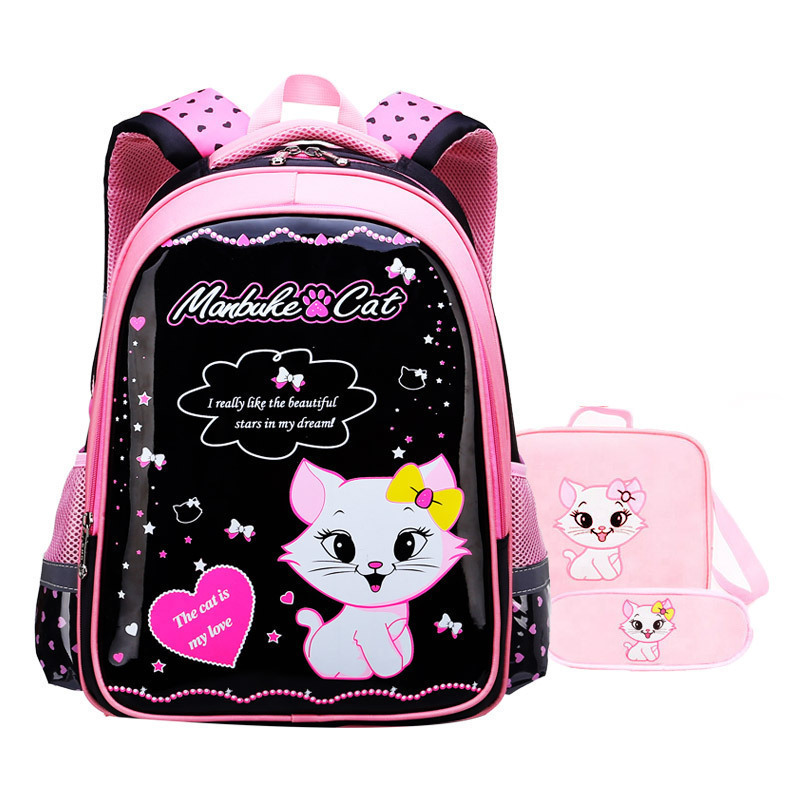 back to school & 8211 backpacks for school teens girls boys women men & 8211 waterproof children school bags girls pu schoolbag primary cartoon cat school backpack kids school backpack set 7456