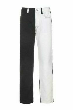 black white skinny denim pants & 8211 y2k aesthetic fashion 3216