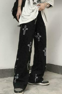 goth grunge wide leg pants & 8211 y2k aesthetic fashion 5594