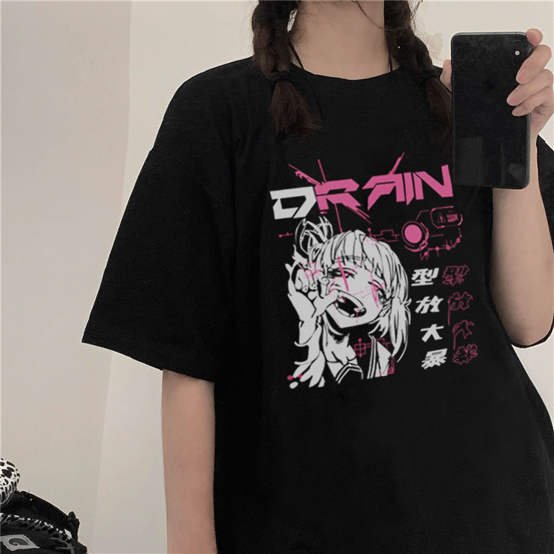 japanese anime harajuku kawaii streetwear punk women t shirt 4350