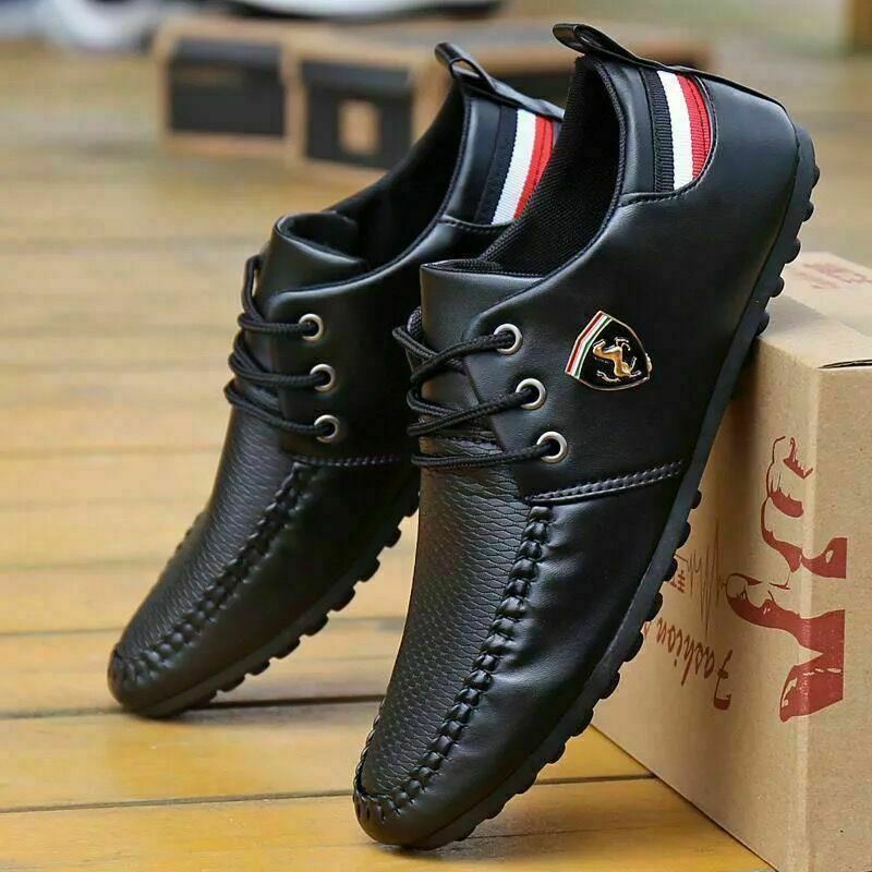 men shoes leather business fashion new casual shoes for mens driving shoes men& 8217s luxury shoes italian shoes men black 4516