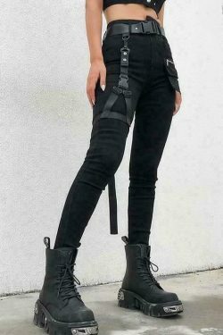 stretchy black pants & 8211 y2k aesthetic fashion for women 5718