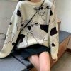 y2k aesthetic fashion & 8211 cow print sweater 4314