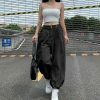 y2k aesthetic outfits fashion grunge clothing & 8211 vintage clothing style & 8211 elastic high waisted baggy adjustable harem pants y2k preppy 5146