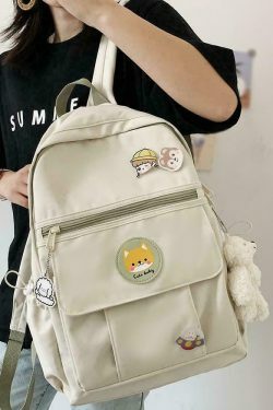 y2k aesthetic outfits fashion grunge clothing & 8211 vintage style & 8211 kawaii cute nylon backpack 4081