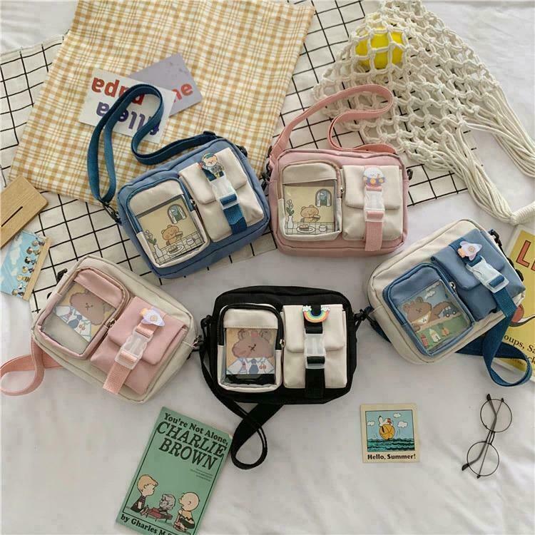 y2k aesthetic outfits fashion grunge clothing & 8211 vintage style & 8211 see through pocket color block mini bags 6442