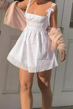 y2k clothing white lolita mini dress & 8211 fashionable and stylish 3477