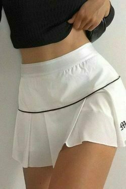 y2k pleated skirt & 8211 elastic tennis skirt for women& 8217s clothing 3886