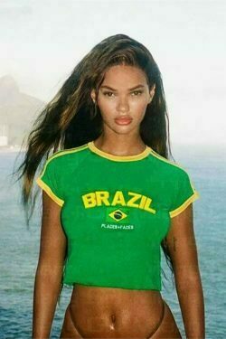 y2k vintage brasil soccer tee in yellow green 5128