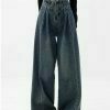 y2k vintage high waist baggy jeans for women & 8211 lk05 8104