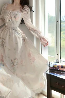 corset tulle fairy dress french summer chiffon romantic dress floral dress korean fashion lolita dress eecpm