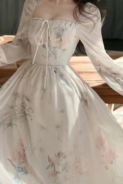 corset tulle fairy dress french summer chiffon romantic dress floral dress korean fashion lolita dress xp0zl