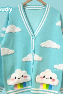 sweater weather cardigans cloud cardigan cute cardigan kawaii apparel please read description hgjtj