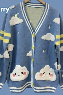 sweater weather cardigans cloud cardigan cute cardigan kawaii apparel please read description lvfag