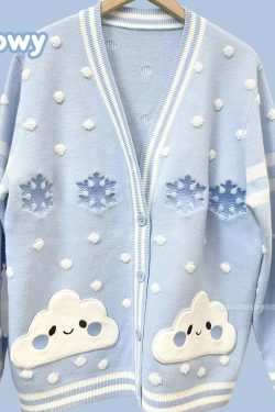 sweater weather cardigans cloud cardigan cute cardigan kawaii apparel please read description tfhgn