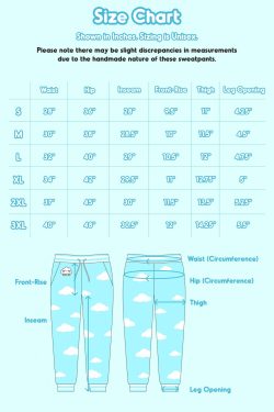 sweater weather sweatpants cloud sweatpants cute sweatpants kawaii apparel please read description ya4si